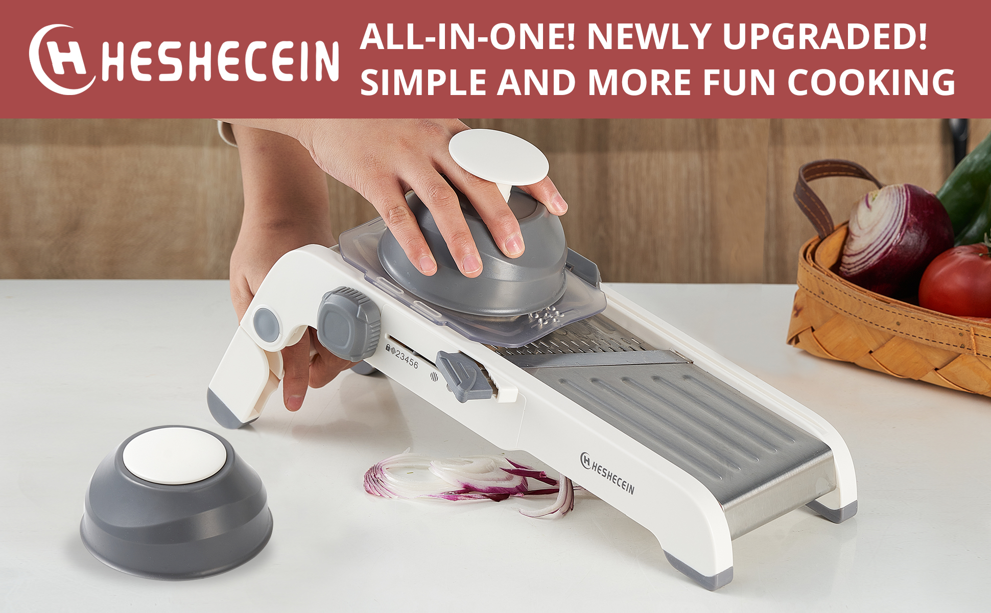 マンドリンカッター Amazon.com: 24-In-1 Mandoline Slicer for Kitchen with Waffle